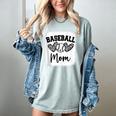 Custom Baseball Mom Number 6 Heart For Mom Women's Comfort Colors T-Shirt Denim Custom Baseball Mom Number 6 Heart For Mom Women's Comfort Colors T-Shirt Denim
