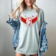 Cute Baseball &Cupid Wings Happy Valentines Boys Men Women's Comfort Colors T-Shirt Denim