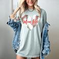 Cute Baseball Mom Heart Mother's Day Sport Mama Mom Life Women's Comfort Colors T-Shirt Denim Cute Baseball Mom Heart Mother's Day Sport Mama Mom Life Women's Comfort Colors T-Shirt Denim