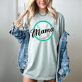 Cute Mama Script Font On Baseball Mom Women's Comfort Colors T-Shirt Denim Cute Mama Script Font On Baseball Mom Women's Comfort Colors T-Shirt Denim