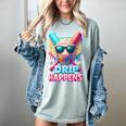 Drip Happens Baseball Ice Cream Bat And Ball With Sunglasses Women's Comfort Colors T-Shirt Denim
