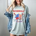 Eat Sleep Baseball Repeat Ice Cream Drip Crossed Bats Women's Comfort Colors T-Shirt Denim Eat Sleep Baseball Repeat Ice Cream Drip Crossed Bats Women's Comfort Colors T-Shirt Denim
