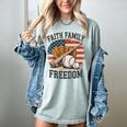 Faith Family Freedom Patriotic Christian Baseball Game Day Women's Comfort Colors T-Shirt Denim Faith Family Freedom Patriotic Christian Baseball Game Day Women's Comfort Colors T-Shirt Denim