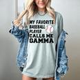 My Favorite Baseball Player Calls Me Gamma Women's Comfort Colors T-Shirt Denim My Favorite Baseball Player Calls Me Gamma Women's Comfort Colors T-Shirt Denim