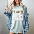 My Favorite Player Calls Me Granna Baseball Leopard Women's Comfort Colors T-Shirt Denim