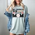 My Favorite Son Calls Me Mom Baseball Mom Women's Comfort Colors T-Shirt Denim My Favorite Son Calls Me Mom Baseball Mom Women's Comfort Colors T-Shirt Denim
