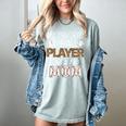 My Favorite T-Ball Player Calls Me Mom Baseball Mom Tee Ball Women's Comfort Colors T-Shirt Denim