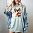 Game Day Vibes Football Baseball Mom Heart Women's Comfort Colors T-Shirt Denim Game Day Vibes Football Baseball Mom Heart Women's Comfort Colors T-Shirt Denim
