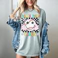 Game Day Vibes Softball Baseball Groovy Game Day Girls Women Women's Comfort Colors T-Shirt Denim Game Day Vibes Softball Baseball Groovy Game Day Girls Women Women's Comfort Colors T-Shirt Denim