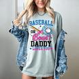 Gender Reveal Baseball Or Bows Daddy Loves You Women's Comfort Colors T-Shirt Denim Gender Reveal Baseball Or Bows Daddy Loves You Women's Comfort Colors T-Shirt Denim