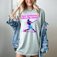 Your Girlfriend Likes My Swing Baseball Quote Boys Men Women's Comfort Colors T-Shirt Denim Your Girlfriend Likes My Swing Baseball Quote Boys Men Women's Comfort Colors T-Shirt Denim