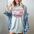 Grandparent Grandma Of The 1 Rookie Baseball Women's Comfort Colors T-Shirt Denim Grandparent Grandma Of The 1 Rookie Baseball Women's Comfort Colors T-Shirt Denim