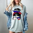 Haitian Baseball Mom Haiti Flag Baseball Girl Women's Comfort Colors T-Shirt Denim