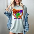 Halloween Baseball Ice Cream Drip Boys Girls Youth Women's Comfort Colors T-Shirt Denim Halloween Baseball Ice Cream Drip Boys Girls Youth Women's Comfort Colors T-Shirt Denim
