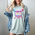 Happy 100 Days Of School Baseball Drip Theme Party 100th Day Women's Comfort Colors T-Shirt Denim Happy 100 Days Of School Baseball Drip Theme Party 100th Day Women's Comfort Colors T-Shirt Denim
