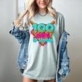 Happy 100 Days Of School Costume Baseball Drip Ice Cream Women's Comfort Colors T-Shirt Denim Happy 100 Days Of School Costume Baseball Drip Ice Cream Women's Comfort Colors T-Shirt Denim
