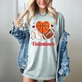 Happy Valentine’s Basketball Football Valentine Baseball Women's Comfort Colors T-Shirt Denim Happy Valentine’s Basketball Football Valentine Baseball Women's Comfort Colors T-Shirt Denim