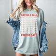 Having A Ball For 100 Days Of School 100th Baseball Women's Comfort Colors T-Shirt Denim