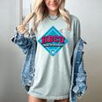 HBCU Swing For Greatness Baseball Softball College Apparel Women's Comfort Colors T-Shirt Denim