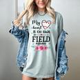 My Heart Is On That Field Ball Nana Baseball Mom Women's Comfort Colors T-Shirt Denim My Heart Is On That Field Ball Nana Baseball Mom Women's Comfort Colors T-Shirt Denim