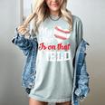 My Heart Is On That Field Baseball Player Baseball Mom Women's Comfort Colors T-Shirt Denim My Heart Is On That Field Baseball Player Baseball Mom Women's Comfort Colors T-Shirt Denim