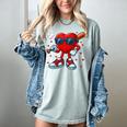 Heart Love Baseball Valentine Outfit Men Boy Women's Comfort Colors T-Shirt Denim