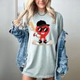 Heart Playing Baseball Valentine Baseball Women's Comfort Colors T-Shirt Denim Heart Playing Baseball Valentine Baseball Women's Comfort Colors T-Shirt Denim