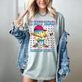 I Hit 100 Days Of School 67 Drip Baseball Boys Kids Women's Comfort Colors T-Shirt Denim