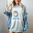I Hit 100 Days Of School Baseball Ice Cream Drip Boys Girls Women's Comfort Colors T-Shirt Denim