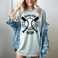 Home Run Mom Shirt Baseball Mom Mother's Day Women's Comfort Colors T-Shirt Denim
