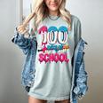 HUGvyn 100 Days Of School Baseball Ice Cream Teacher Student Women's Comfort Colors T-Shirt Denim