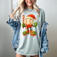 Ice Cream Drip Baseball Christmas Baseball Drip Candy Cane Women's Comfort Colors T-Shirt Denim Ice Cream Drip Baseball Christmas Baseball Drip Candy Cane Women's Comfort Colors T-Shirt Denim