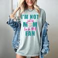 I'm Not Just His Mom I'm His Number One Fan Baseball Mom Women's Comfort Colors T-Shirt Denim