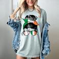 Ireland Baseball Mom Messy Bun Irish Baseball Girl Women's Comfort Colors T-Shirt Denim Ireland Baseball Mom Messy Bun Irish Baseball Girl Women's Comfort Colors T-Shirt Denim