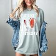 It's My 8th Birthday Baseball Football Heart 8 Year Old Women's Comfort Colors T-Shirt Denim