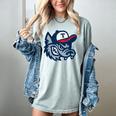 Jarrell Storm Chasers Baseball Big Logo Women's Comfort Colors T-Shirt Denim Jarrell Storm Chasers Baseball Big Logo Women's Comfort Colors T-Shirt Denim