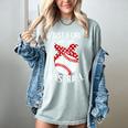 Just A Girl Who Loves Baseball Cute Retro Baseball Lover Women's Comfort Colors T-Shirt Denim