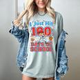 I Just Hit 100 Days Of School Baseball 100th Day Boys Kids Women's Comfort Colors T-Shirt Denim
