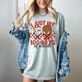 I Just Hit 100 Days Of School Baseball 100th Day Teacher Kid Women's Comfort Colors T-Shirt Denim I Just Hit 100 Days Of School Baseball 100th Day Teacher Kid Women's Comfort Colors T-Shirt Denim