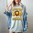 I Just Hit 100 Days Of School Baseball Boys Kids 100th Day Women's Comfort Colors T-Shirt Denim I Just Hit 100 Days Of School Baseball Boys Kids 100th Day Women's Comfort Colors T-Shirt Denim