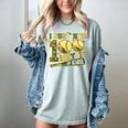 I Just Hit 100 Days Of School Baseball Teacher Boy Girl Kid Women's Comfort Colors T-Shirt Denim