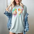 Kids Meme 67 Number Six 6 Seven 7 Ice Cream Drips Baseball Women's Comfort Colors T-Shirt Denim Kids Meme 67 Number Six 6 Seven 7 Ice Cream Drips Baseball Women's Comfort Colors T-Shirt Denim
