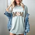Leopard Baseball Mom Baseball Mama Retro Cute Mother's Day Women's Comfort Colors T-Shirt Denim