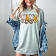Leopard Baseball Softball Mama Bow Softball Baseball Mom Women's Comfort Colors T-Shirt Denim Leopard Baseball Softball Mama Bow Softball Baseball Mom Women's Comfort Colors T-Shirt Denim