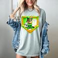 Leprechaun Baseball St Patricks Day Ice Cream Drip Men Boys Women's Comfort Colors T-Shirt Denim Leprechaun Baseball St Patricks Day Ice Cream Drip Men Boys Women's Comfort Colors T-Shirt Denim