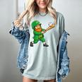 Leprechaun Playing Baseball St Patricks Day Men Boys Kids Women's Comfort Colors T-Shirt Denim Leprechaun Playing Baseball St Patricks Day Men Boys Kids Women's Comfort Colors T-Shirt Denim