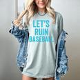 Let's Ruin Baseball Baseball Humor Sarcastic Baseball Premium Tri-Blend Women's Comfort Colors T-Shirt Denim Let's Ruin Baseball Baseball Humor Sarcastic Baseball Premium Tri-Blend Women's Comfort Colors T-Shirt Denim