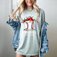 Most Likely To Play Baseball With Santa Christmas Xmas Women's Comfort Colors T-Shirt Denim Most Likely To Play Baseball With Santa Christmas Xmas Women's Comfort Colors T-Shirt Denim