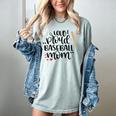 Loud & Proud Baseball Mom Women's Comfort Colors T-Shirt Denim Loud & Proud Baseball Mom Women's Comfort Colors T-Shirt Denim