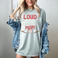 Loud Proud Baseball Mom Women's Comfort Colors T-Shirt Denim